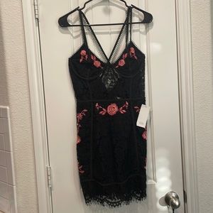 Tobi Lace Detail Dress